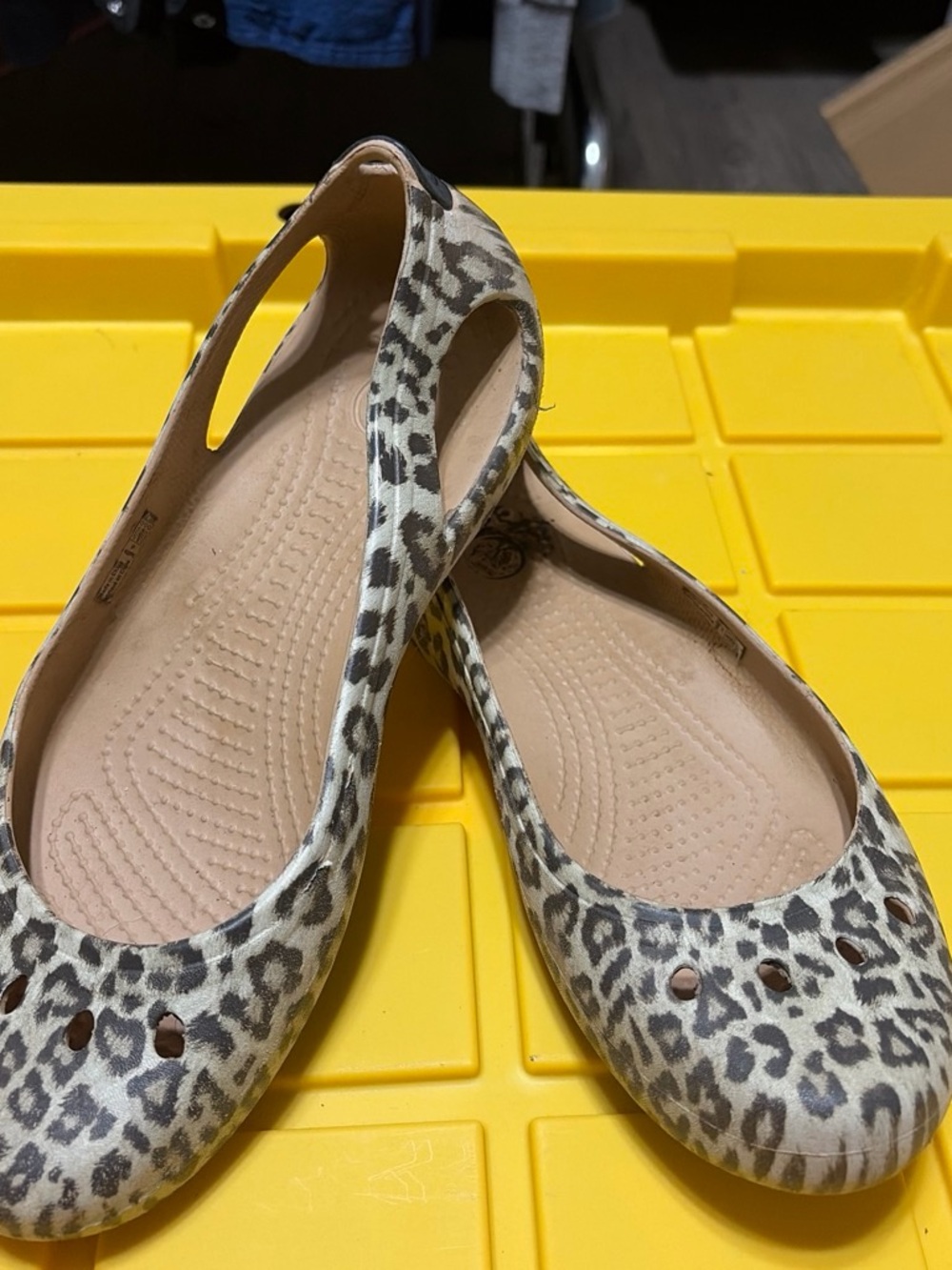 Leopard Print Women's Slip-On Ballet Flats